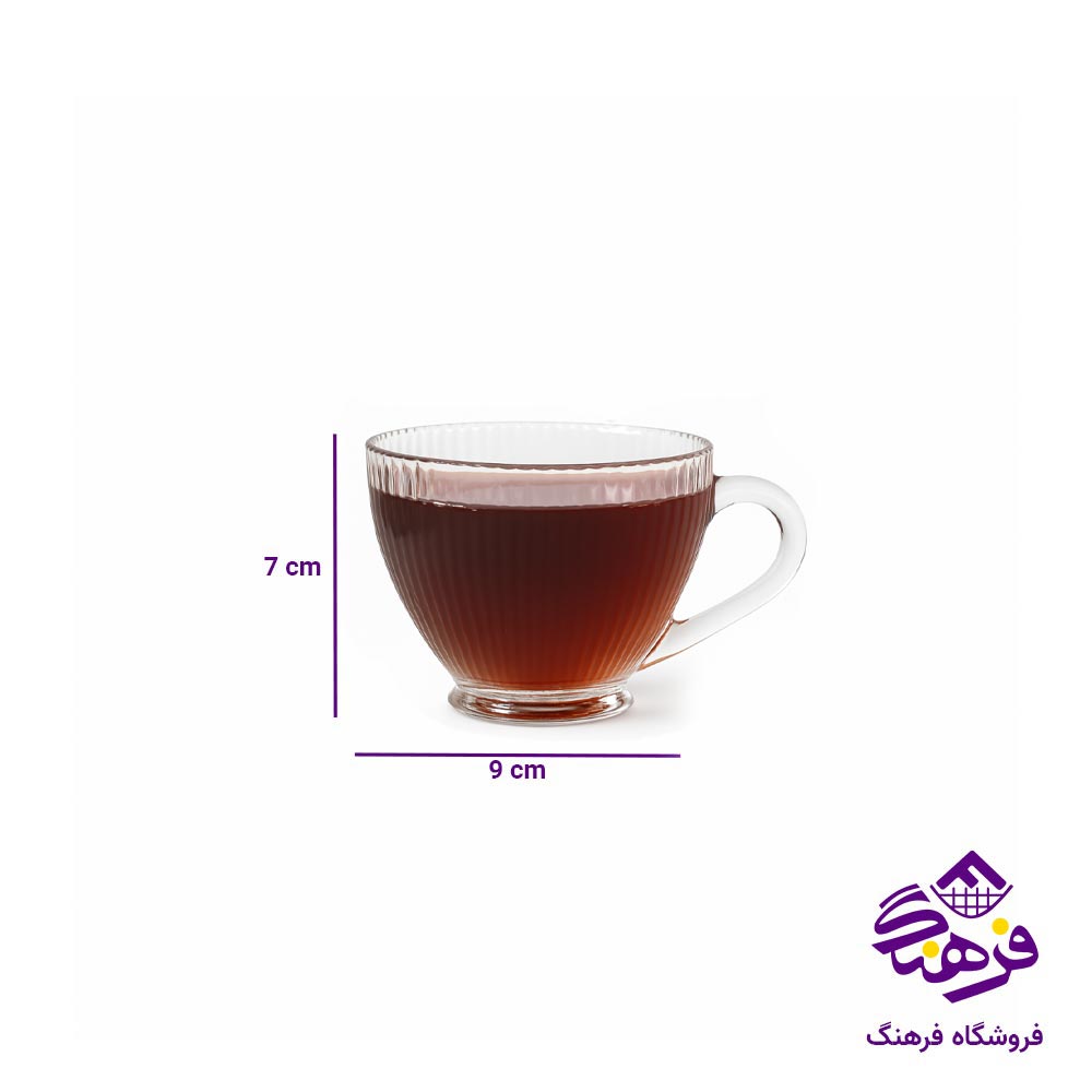 فنجان خطی 200میل دلی TCF052-B