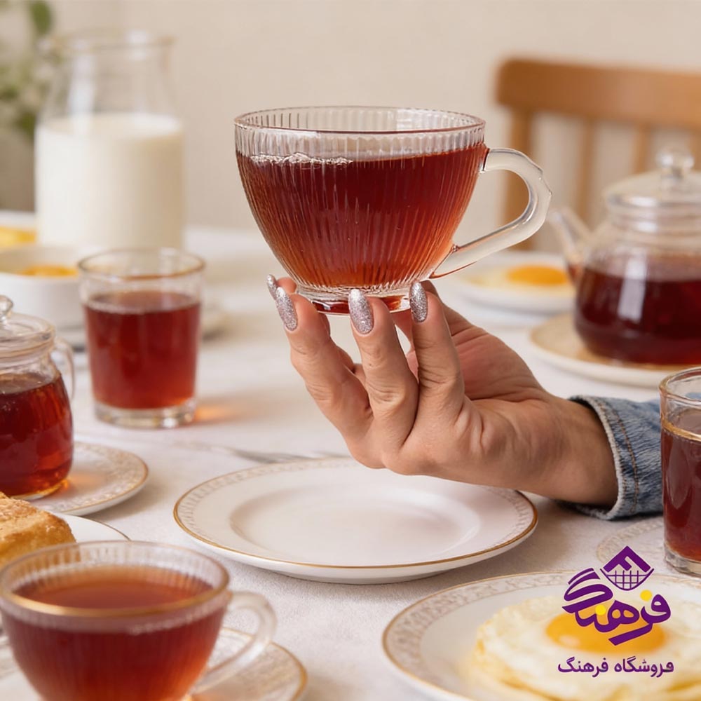 فنجان خطی 200میل دلی TCF052-B