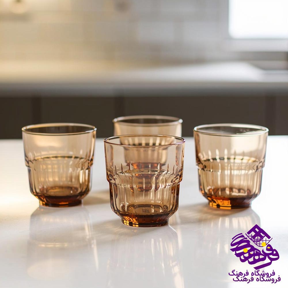 لیوان استکبل 340میل دودی دلی Y5865-1S