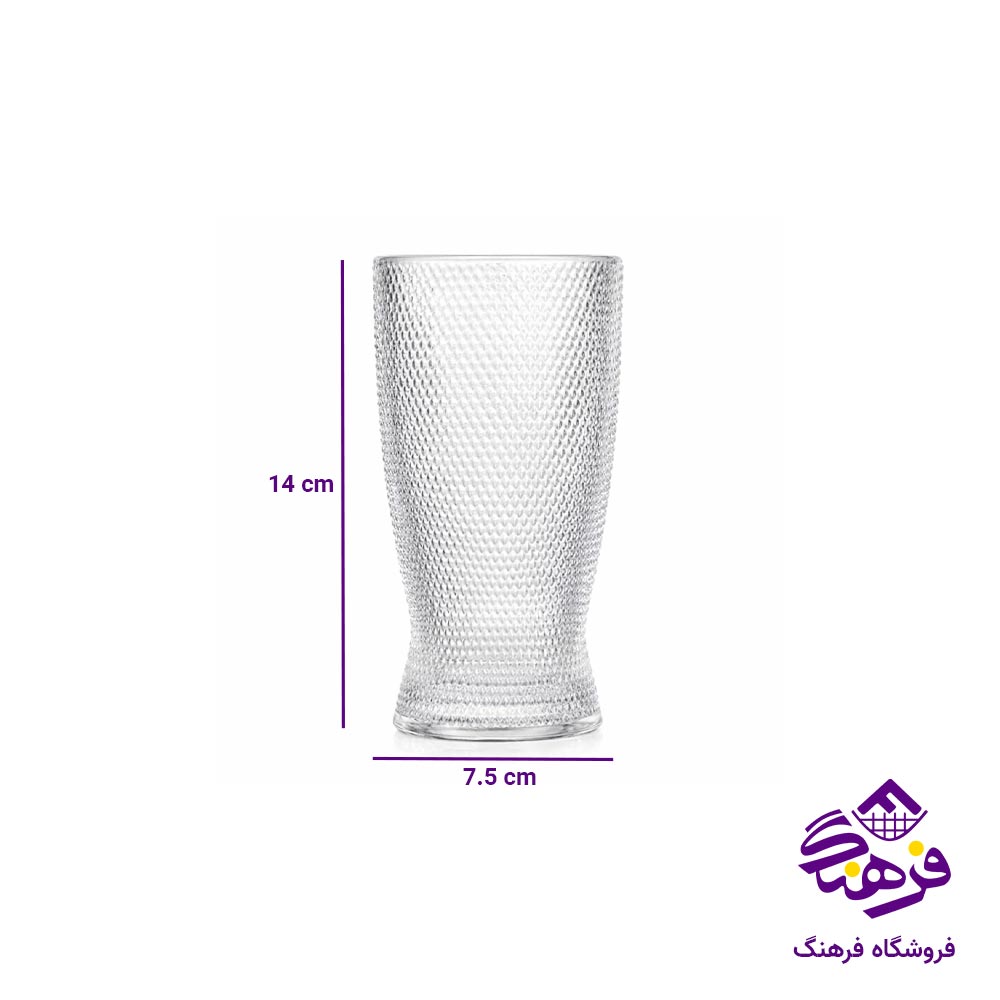 لیوان بلند ریسکا 360میل دلی KB162-2B