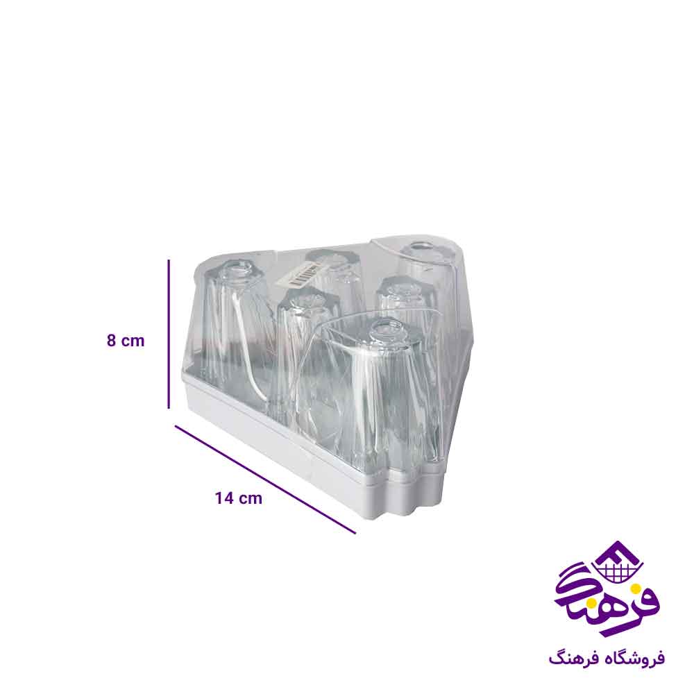 نمکپاش 6عددی سه بعدی دلسا