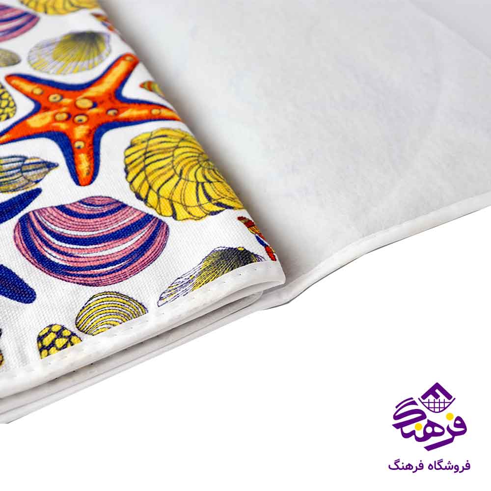 کاور میزاتو طرحدار کاج سفید
