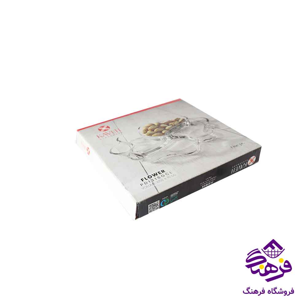  اردو خوری بلور کاوه مدل سلین فلاور 4خانه