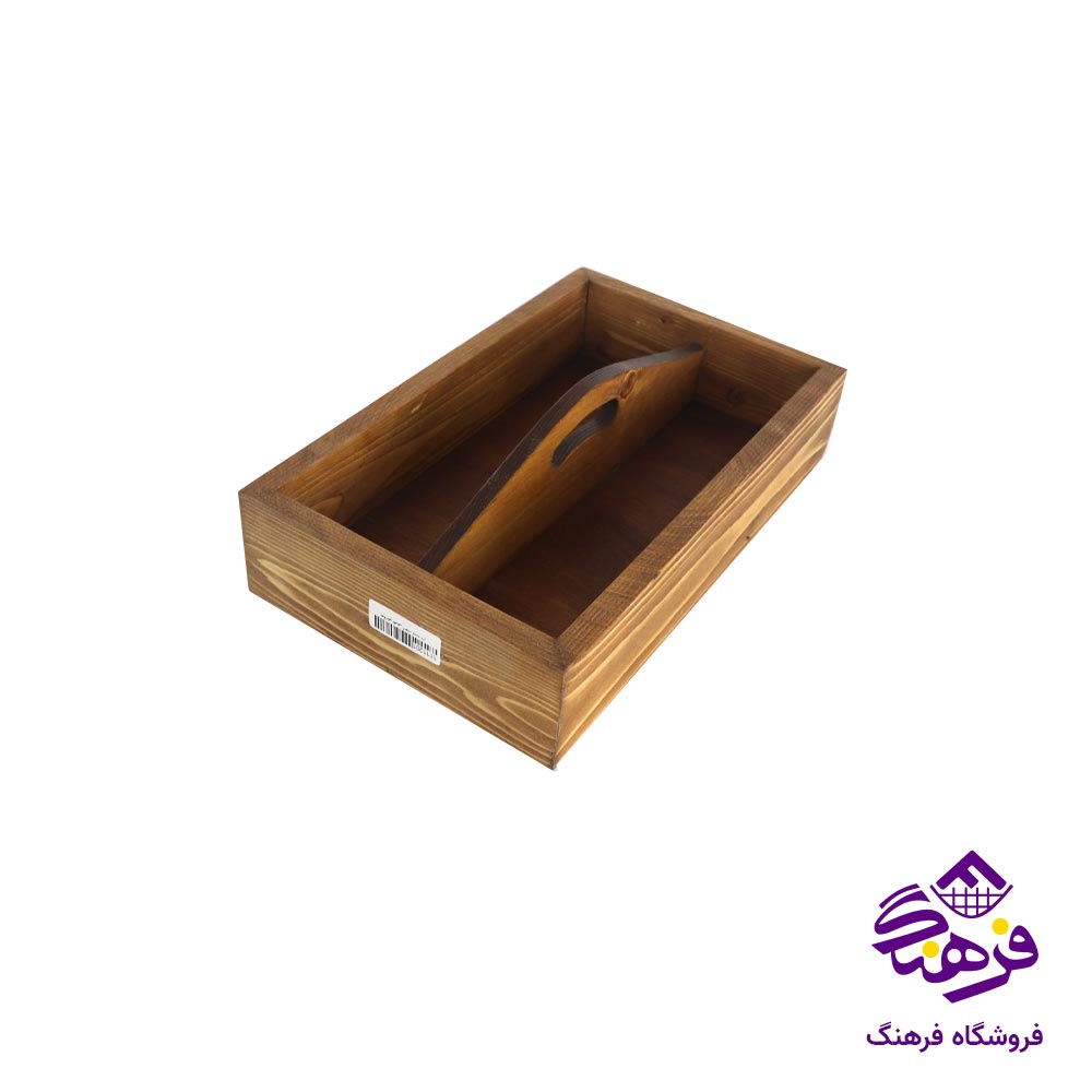 جاقاشق چوبی 2خانه دسته دار