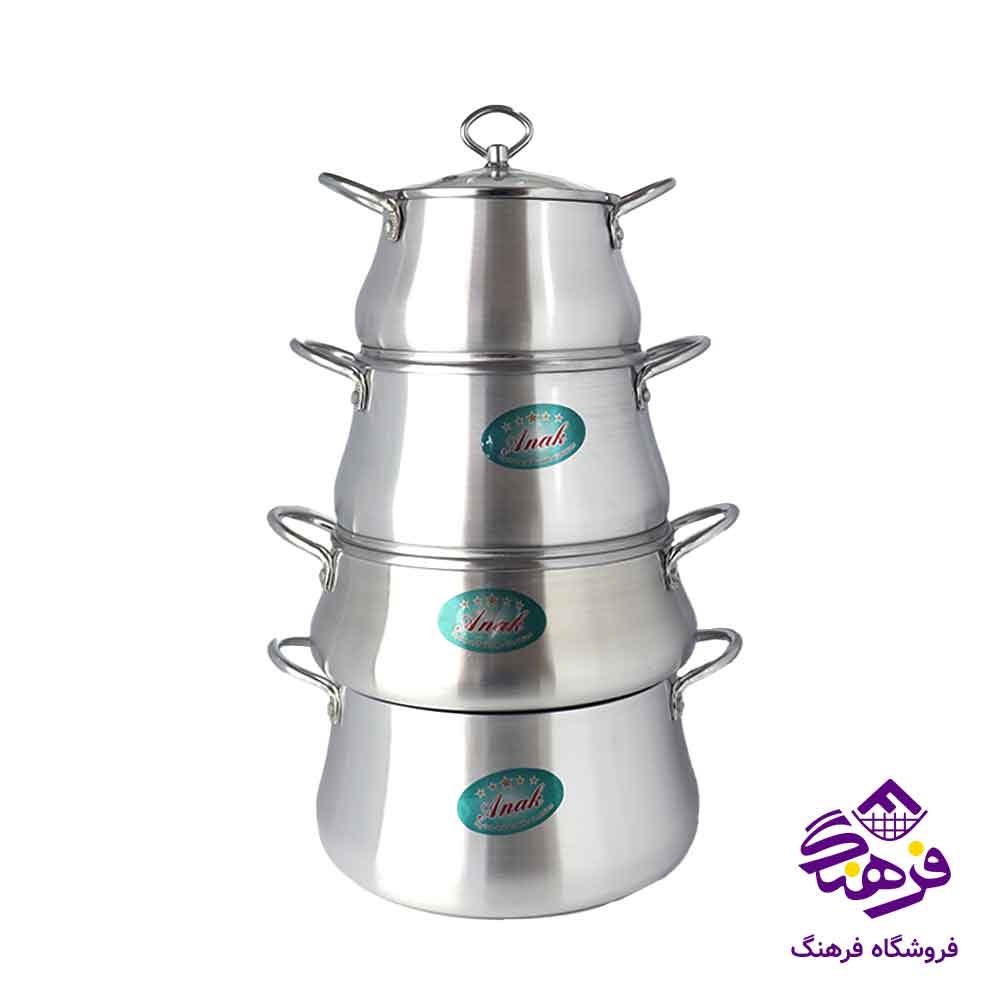 سرویس قابلمه 7پارچه الومینیوم اناک اراد