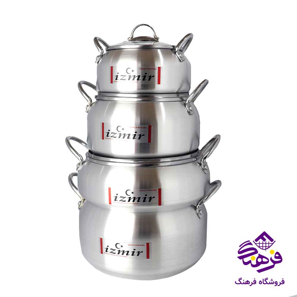 سرویس قابلمه 7پارچه الومینیوم ازمیر اراد