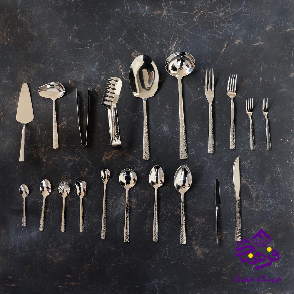 سرویس قاشق چنگال 143پارچه کیف دار بونیتو