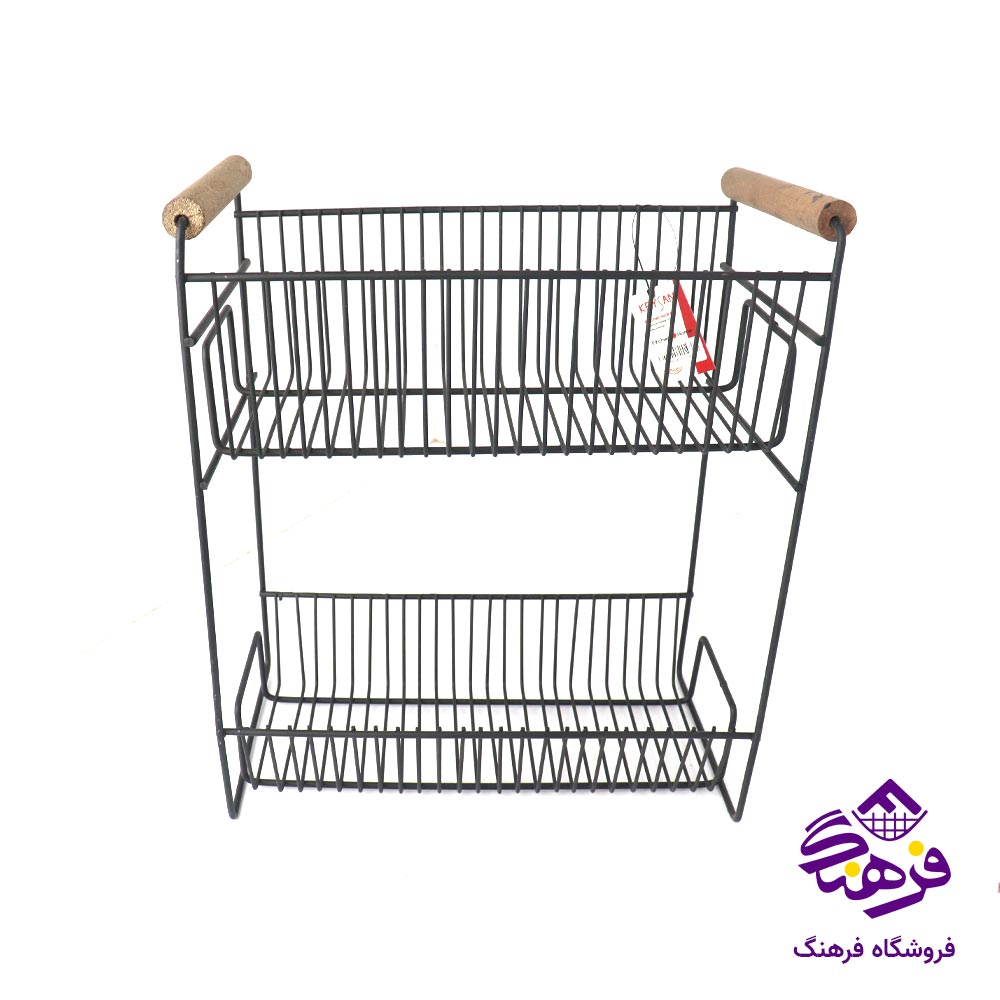 استند همه کاره 2طبقه دسته چوبی کالچر