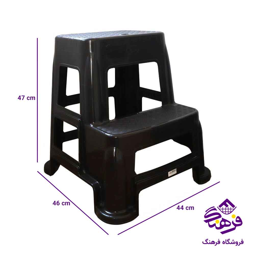 چهارپایه 2پله بلند برند ناصر 1616