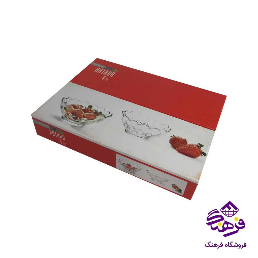 پیاله بلور کاوه مدل ارتور 12 (6 عددی)