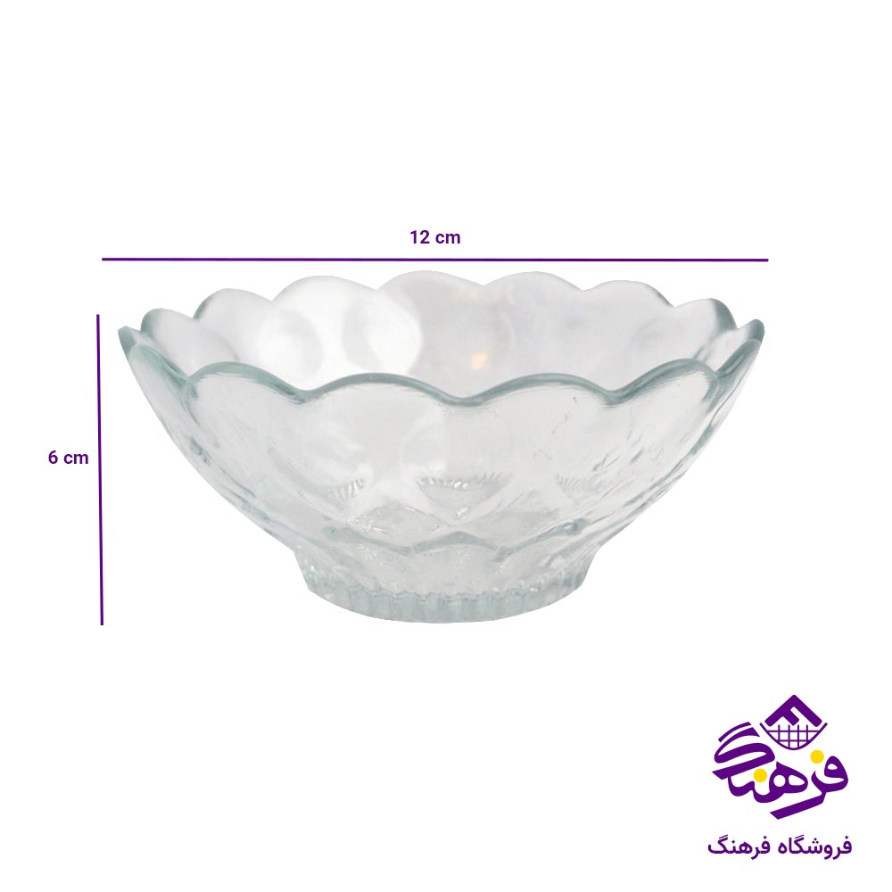 پیاله بلور کاوه مدل ارتور 12 (6 عددی)