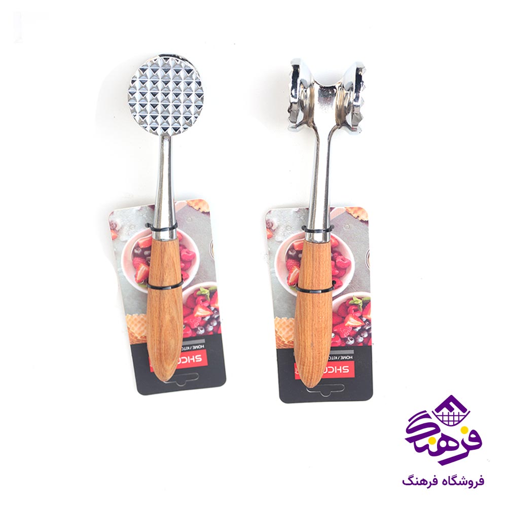 بیفتک کوب زاماک دسته چوبی شنگیا