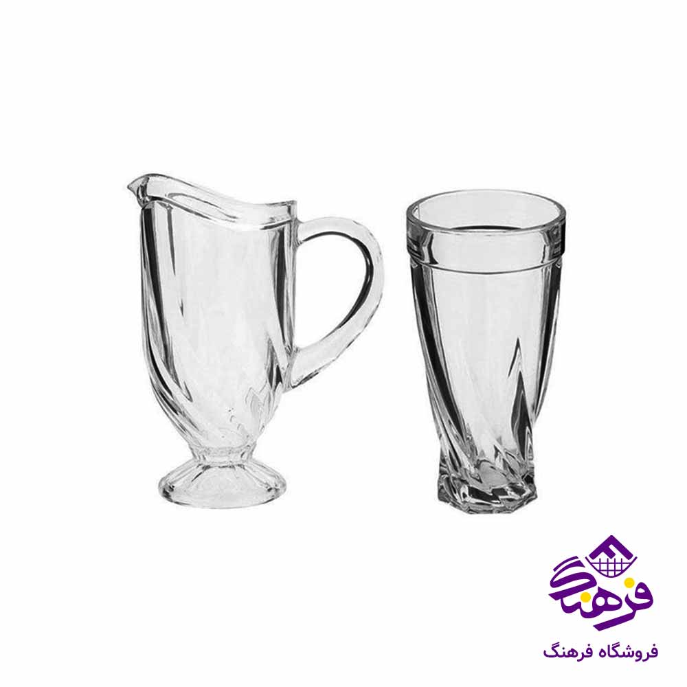 پارچ و ليوان چين توليپ
