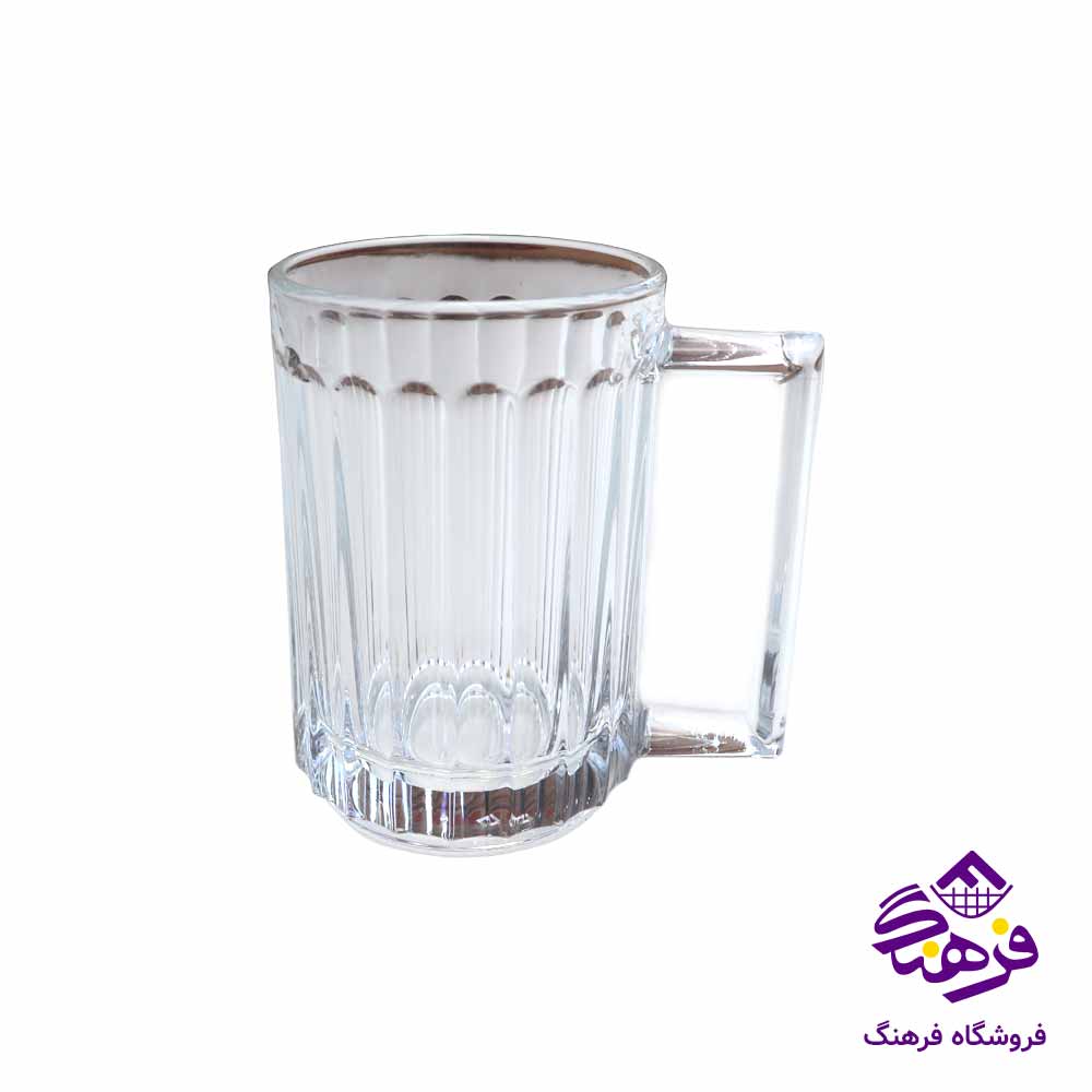 ليوان دسته دار بلور زنگان مدل کلاسيک بلند 1440 ( 6 عددی )