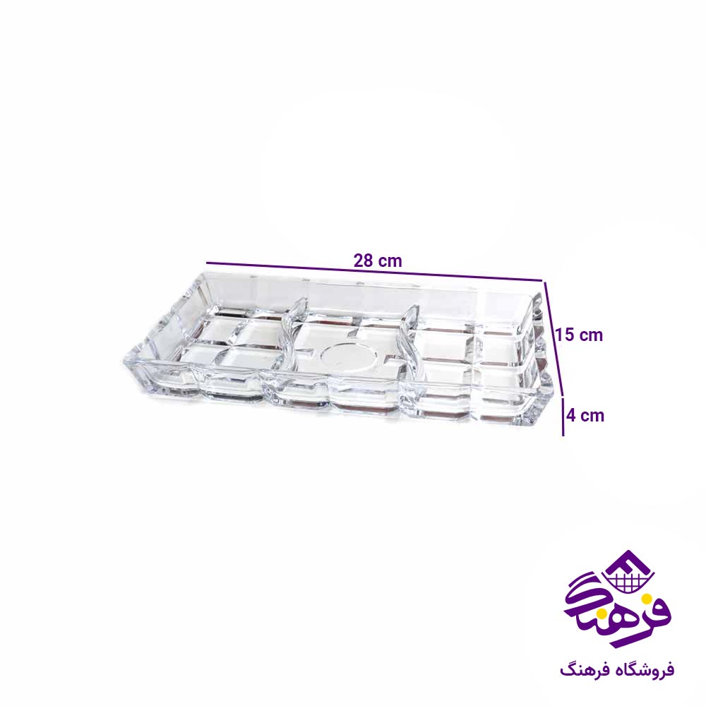 اردو خوری بلور زنگان مدل تايتانيک کوچک 1318
