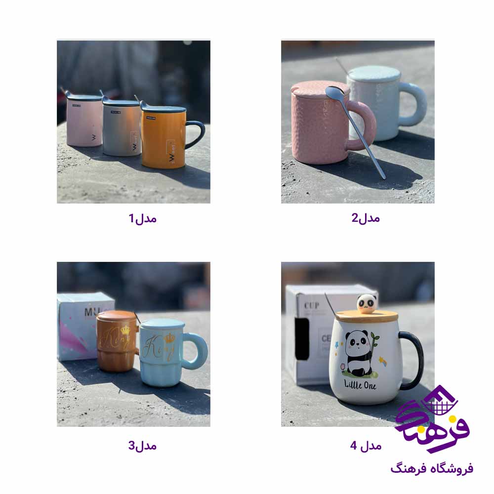 ماگ سراميکی دربدار چندمدل