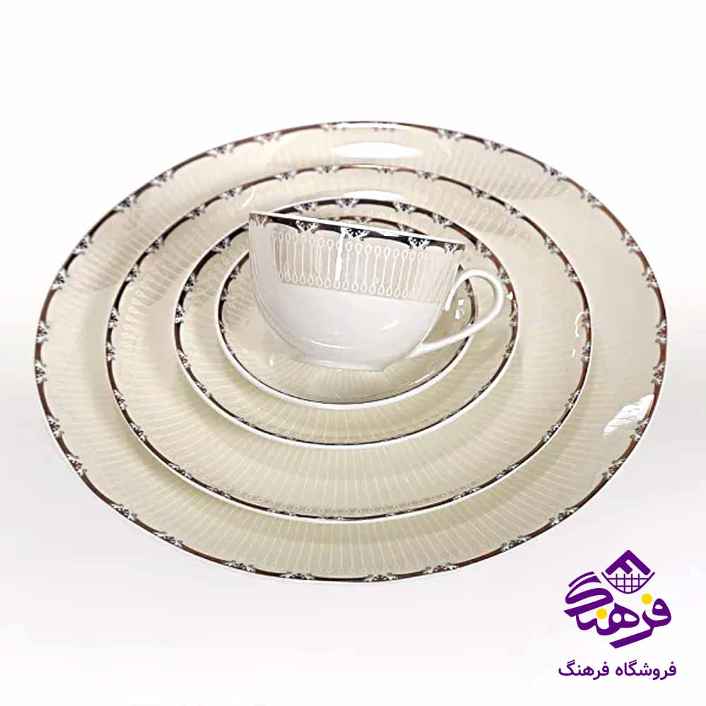 سرویس چینی 134 پارچه قالب مانی مدل   5178POSSANO