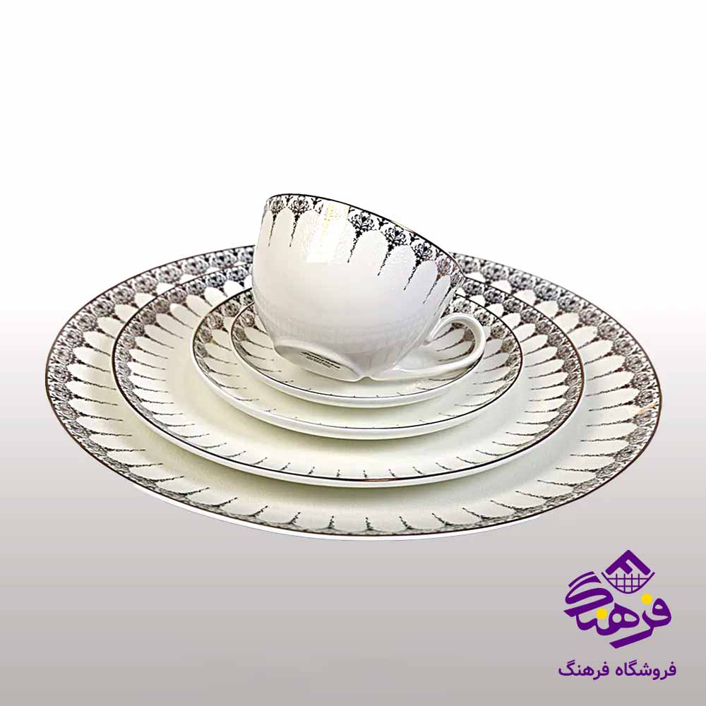 سرویس چینی 134 پارچه قالب ماگنولیا مدل   5154BONANAZA
