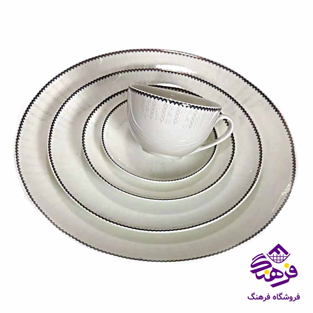سرویس چینی 143 پارچه قالب درسا 5183PORCELLE 
