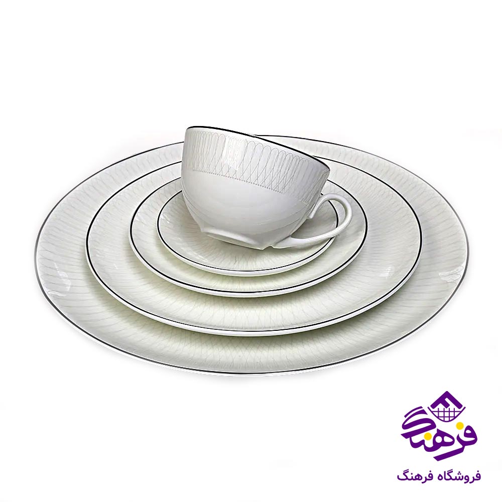 سرویس چینی 143 پارچه قالب درسا  5166PORCELLE