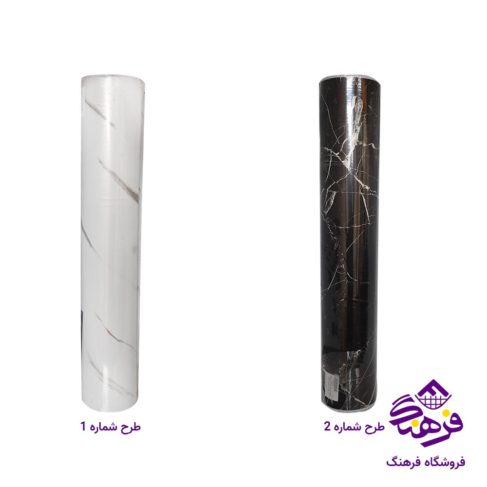 برچسب کابينت هايگلاس رنگین رويال 60سانت 25متری رنگين