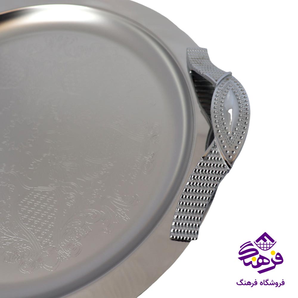 سينی گرد منتیا مدل دسته گندمی زاماک 1535