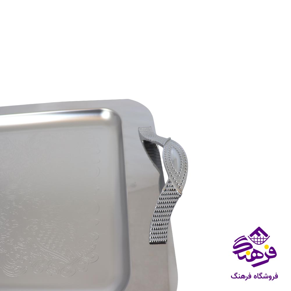 سينی مستطيل بزرگ منتیا دسته گندمی زاماک 1514