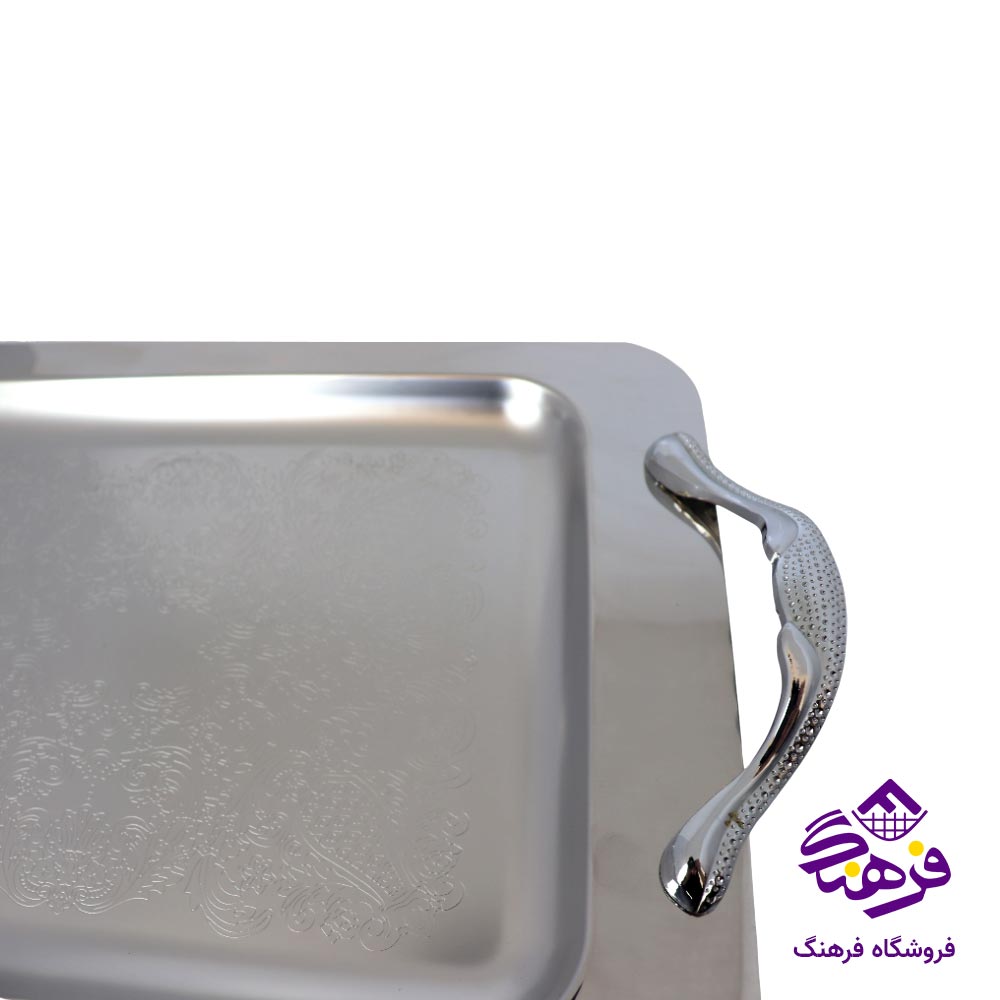 سينی مستطيل متوسط منتیا دسته زاماک  1511