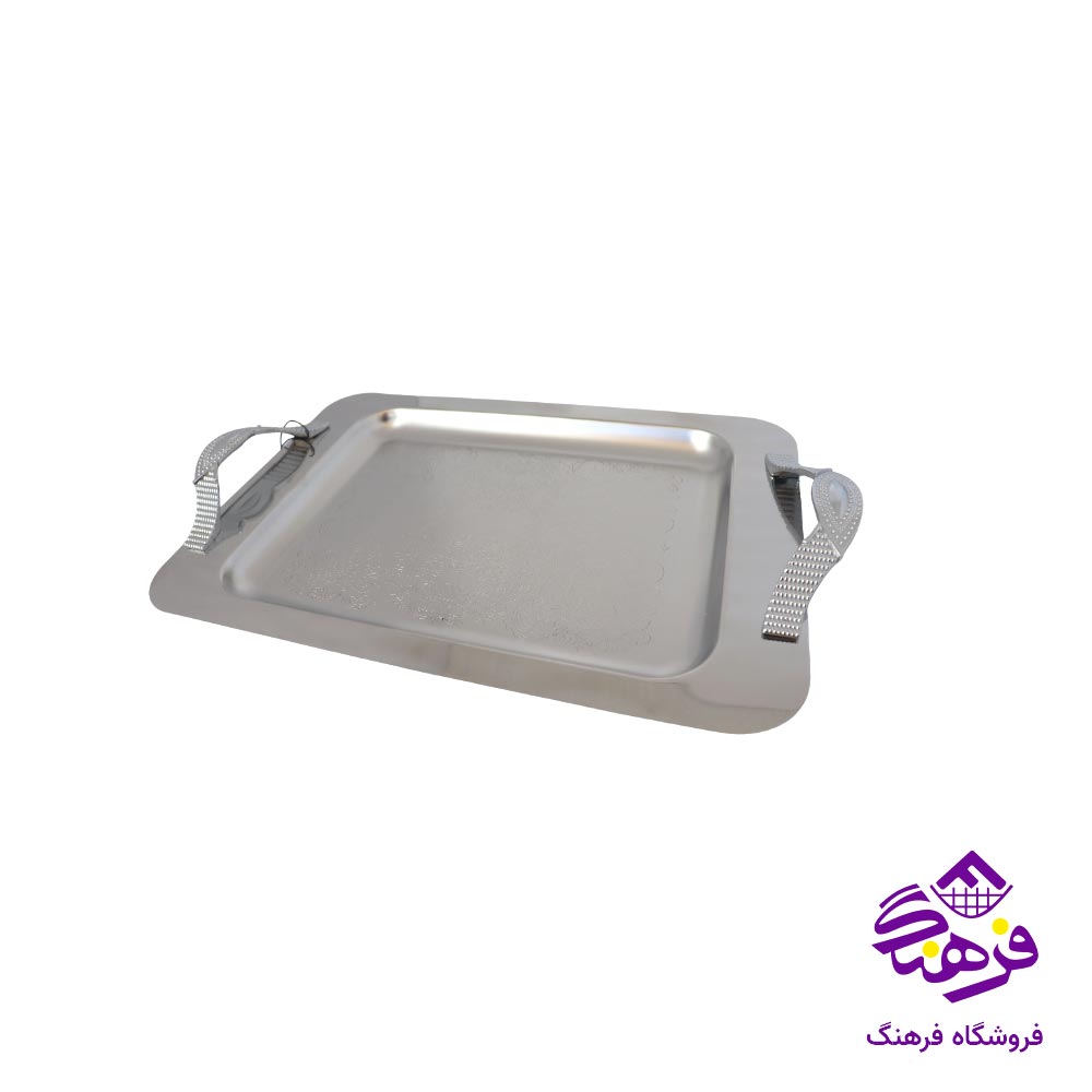 سينی مستطيل متوسط منتیا دسته گندمی زاماک 1515