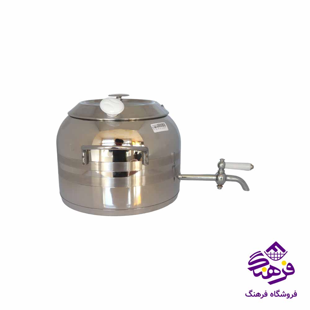 کتری قوری استیل 5لیتر منتیا مدل  1601 . 1603 . 1605