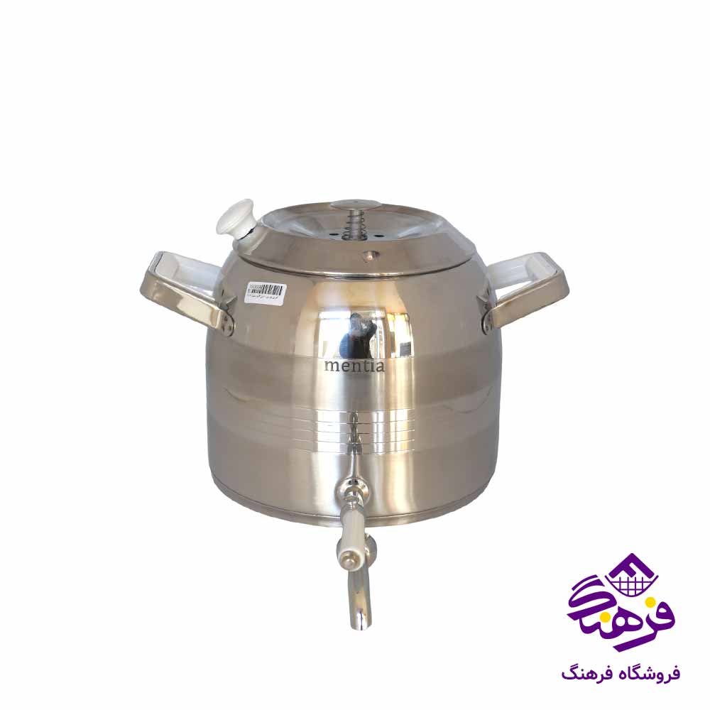 کتری قوری استیل 6لیتر منتیا مدل  1607 . 1608 . 1610
