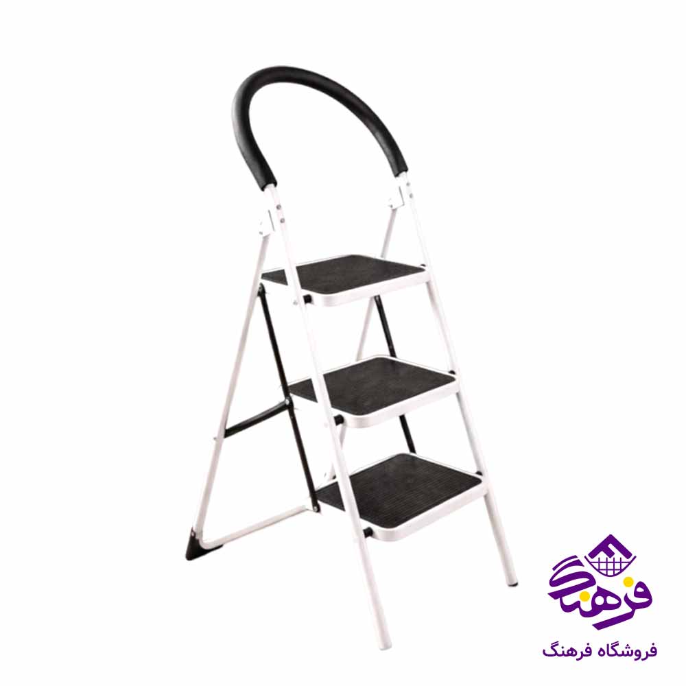 نردبان 3پله پهن منتیا مدل 1303