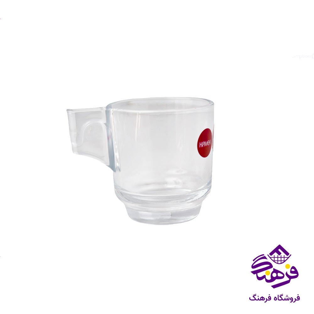 فنجان بلور کاوه مدل کافه بروکسل 