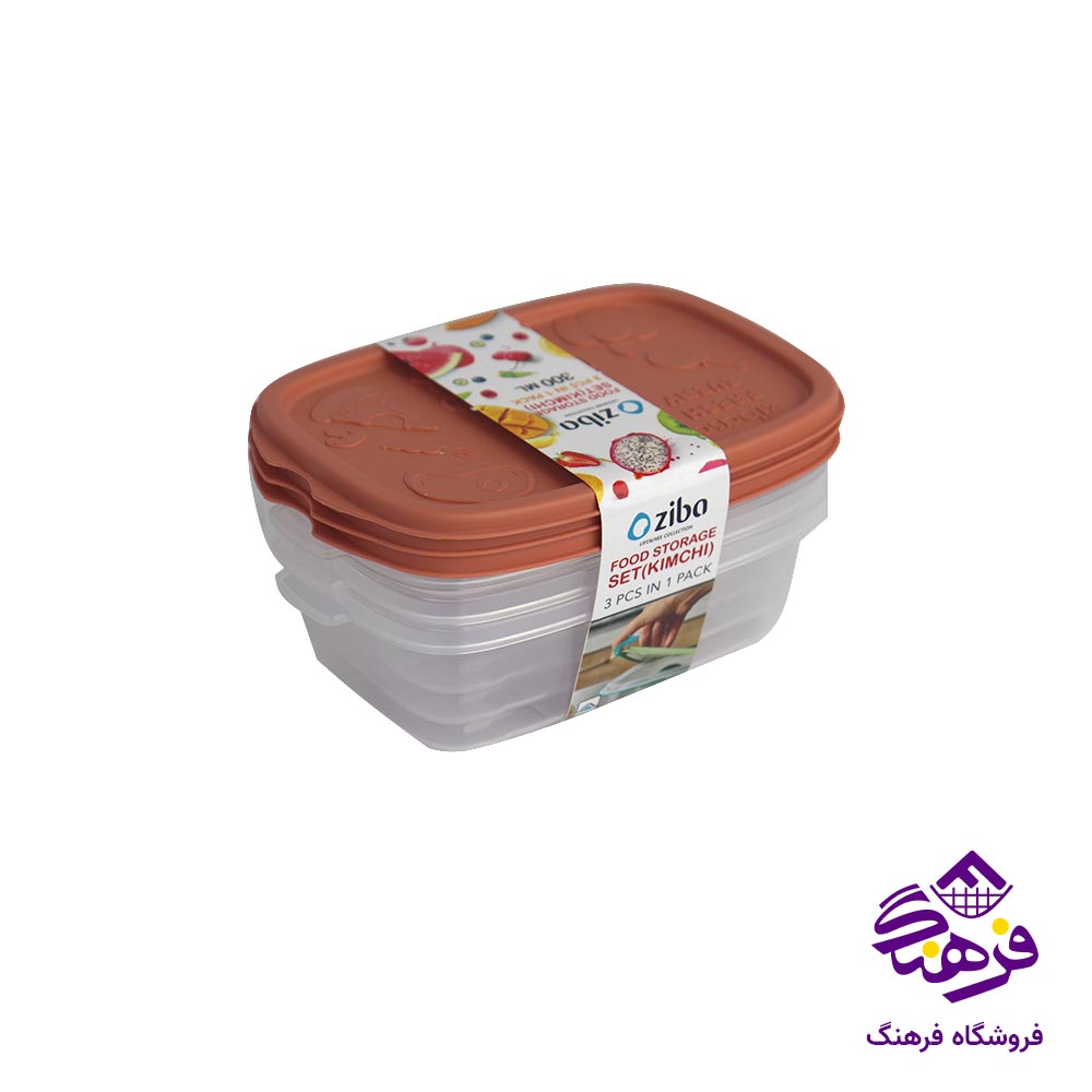 ظرف فریزری 300 میلی لیتر زیباسازان مدل کیمچی 35232