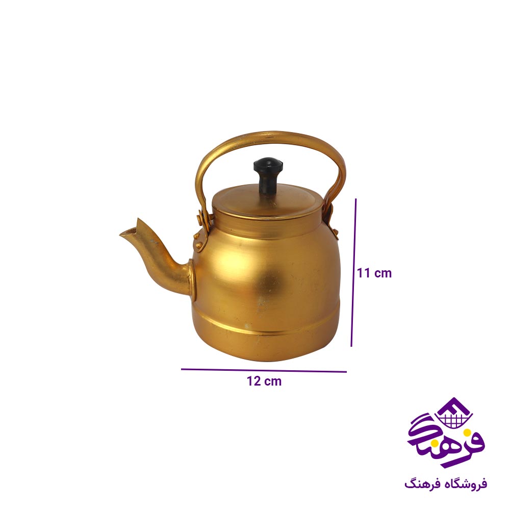کتری روحی 1 لیتر طلایی ظفر 22