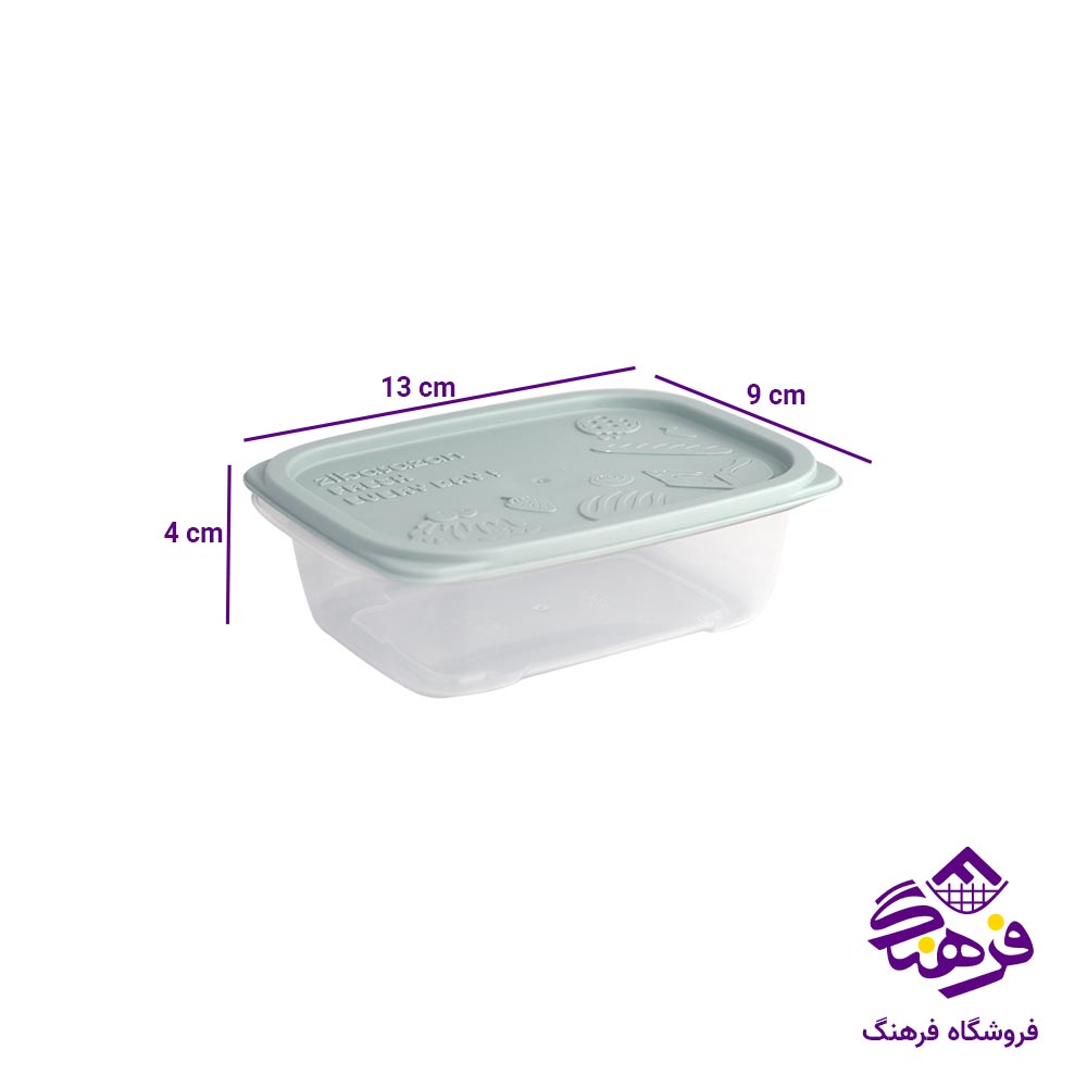 ست ظرف فریزری 300 میلی لیتر زیباسازان مدل کروسان 35242 (3 عددی)