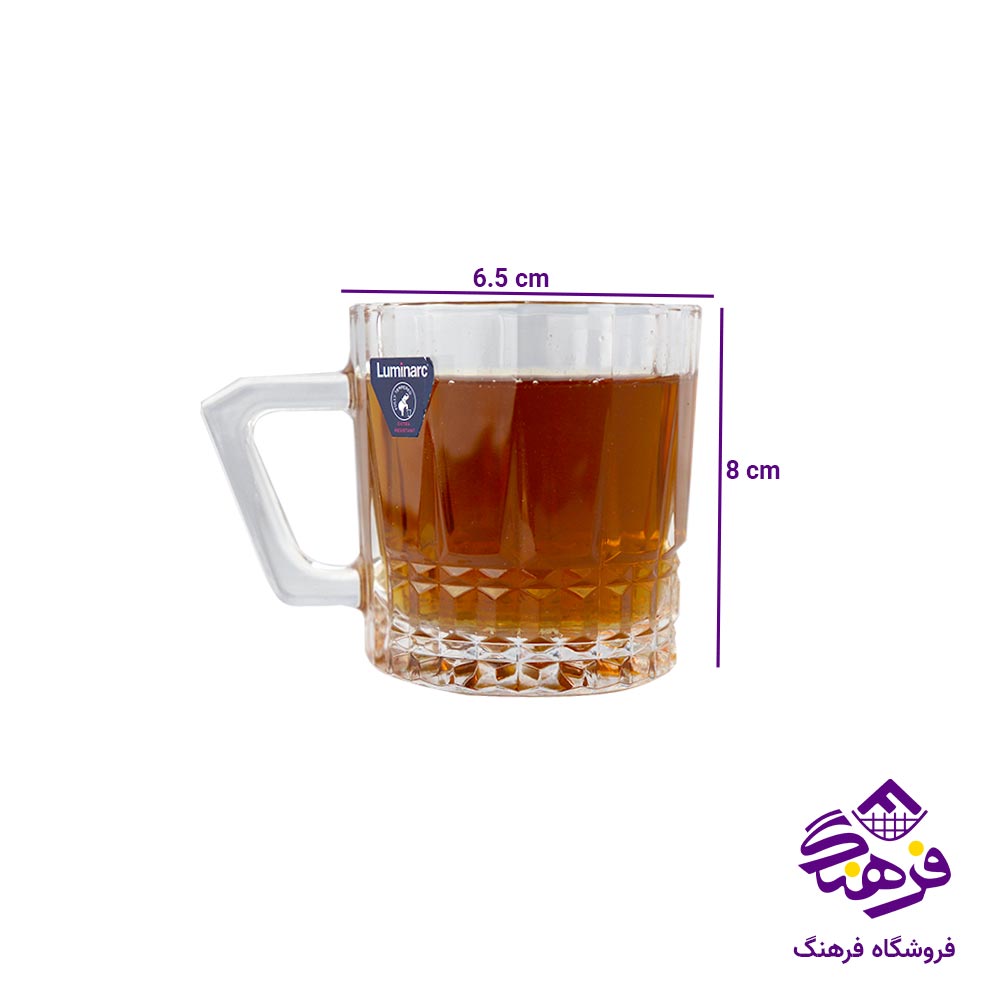 ماگ کوتاه فرانسه مدل الیزه 20 (6 عددی)