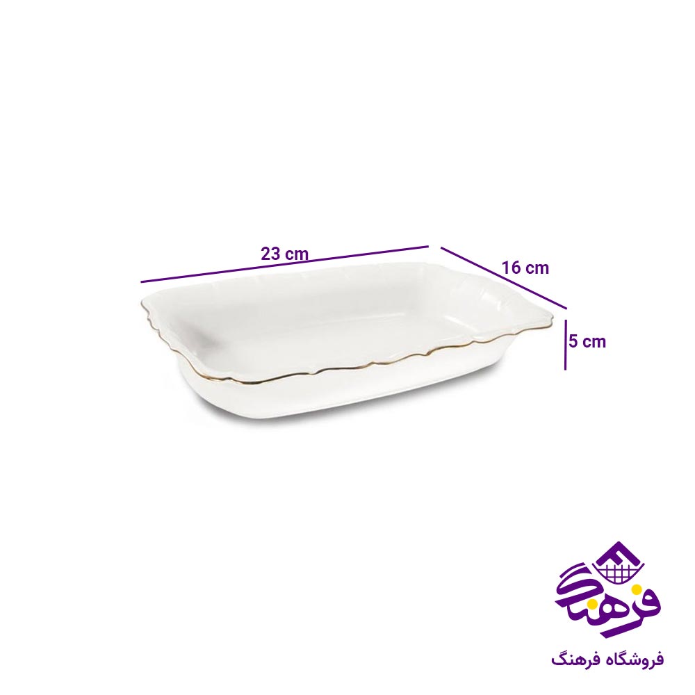 تابه مستطیل کوچک لیموم مدل ریوان 401S