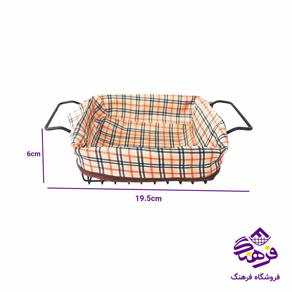 سبدمیوه کالچر مدل مربع لایت