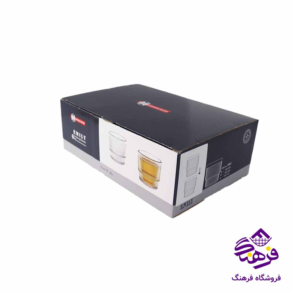لیوان کوچک بلور اصفهان مدل امیلی