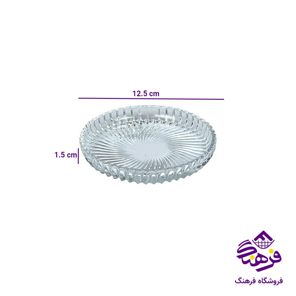 پیش دستی بلور کاوه مدل سانتا 13 (6 عددی)