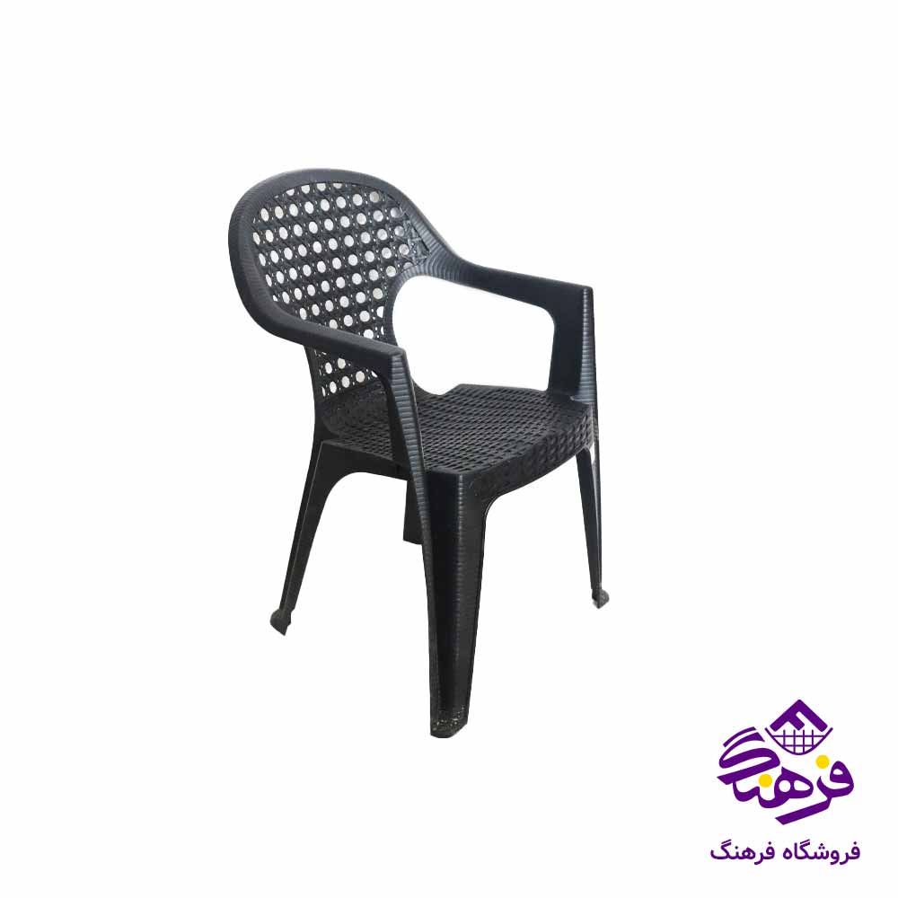 صندلی دسته دار ناصر مدل حصيری کد 988