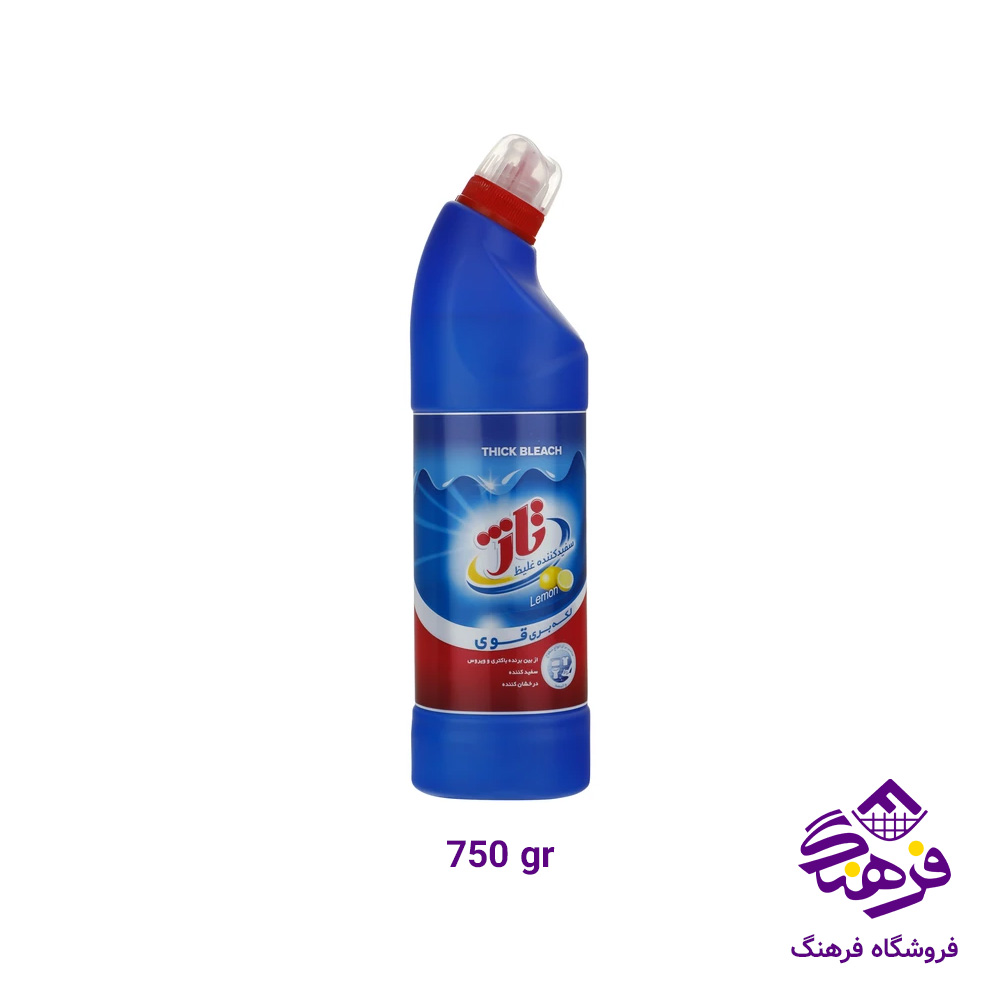 مایع سفید کننده غلیظ تاژ با رایحه لیمو 750 گرمی