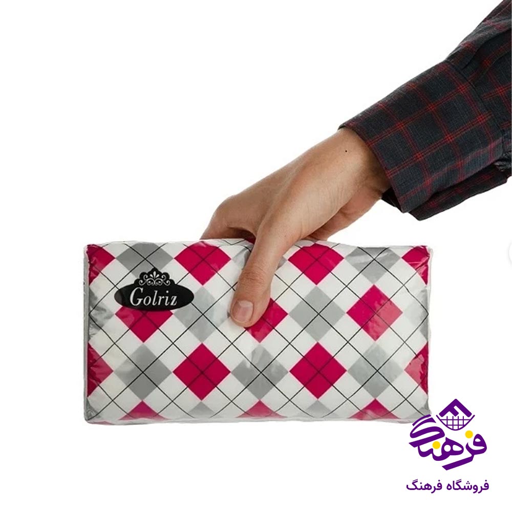 دستمال کاغذی گلریز اقتصادی 200برگ ( 10عددی )
