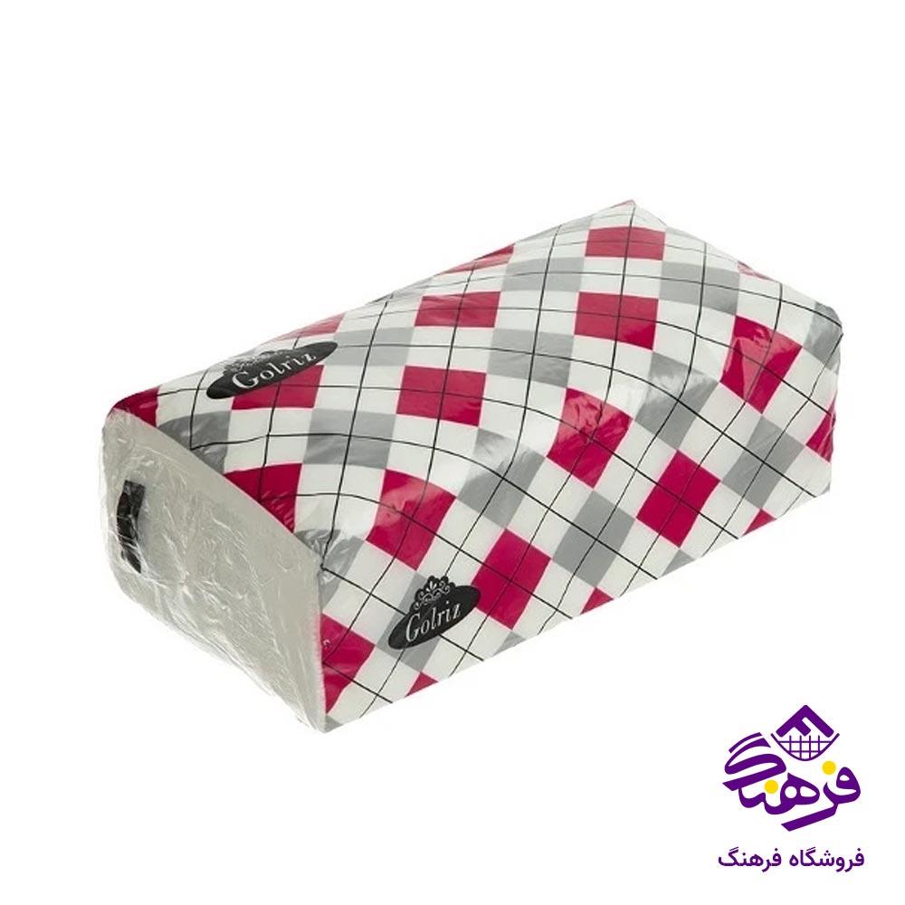 دستمال کاغذی گلریز اقتصادی 200برگ ( 10عددی )