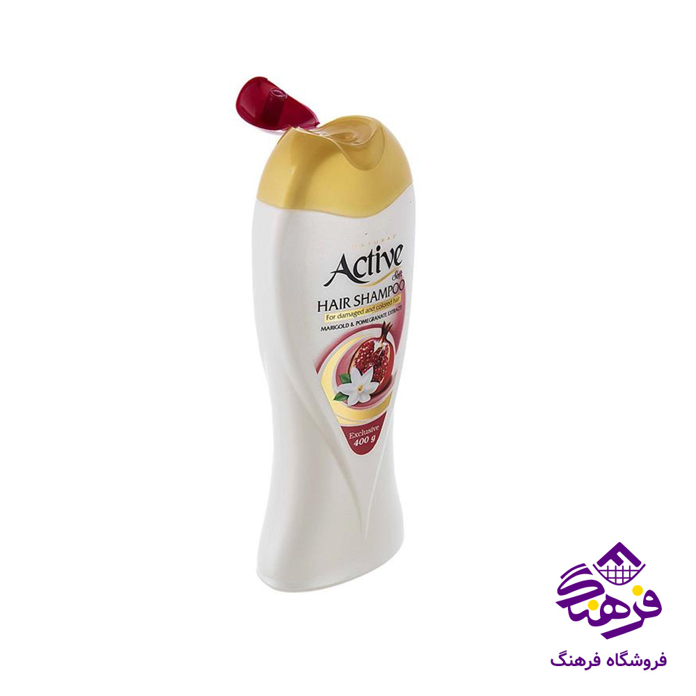 شامپو نچرال اکتیو مناسب موی اسیب دیده و رنگ شده 400gr