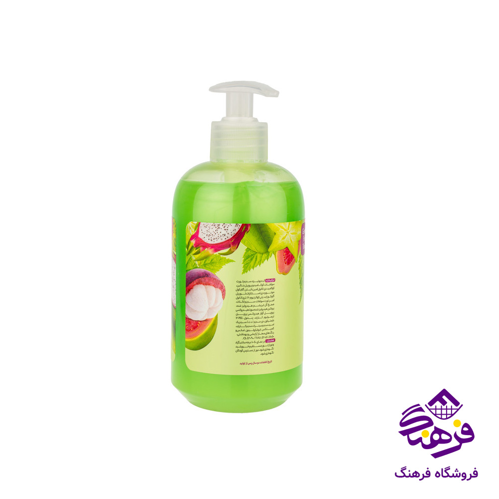 مایع دستشویی اکتیو مدل صدفی فرتی سبز 450gr