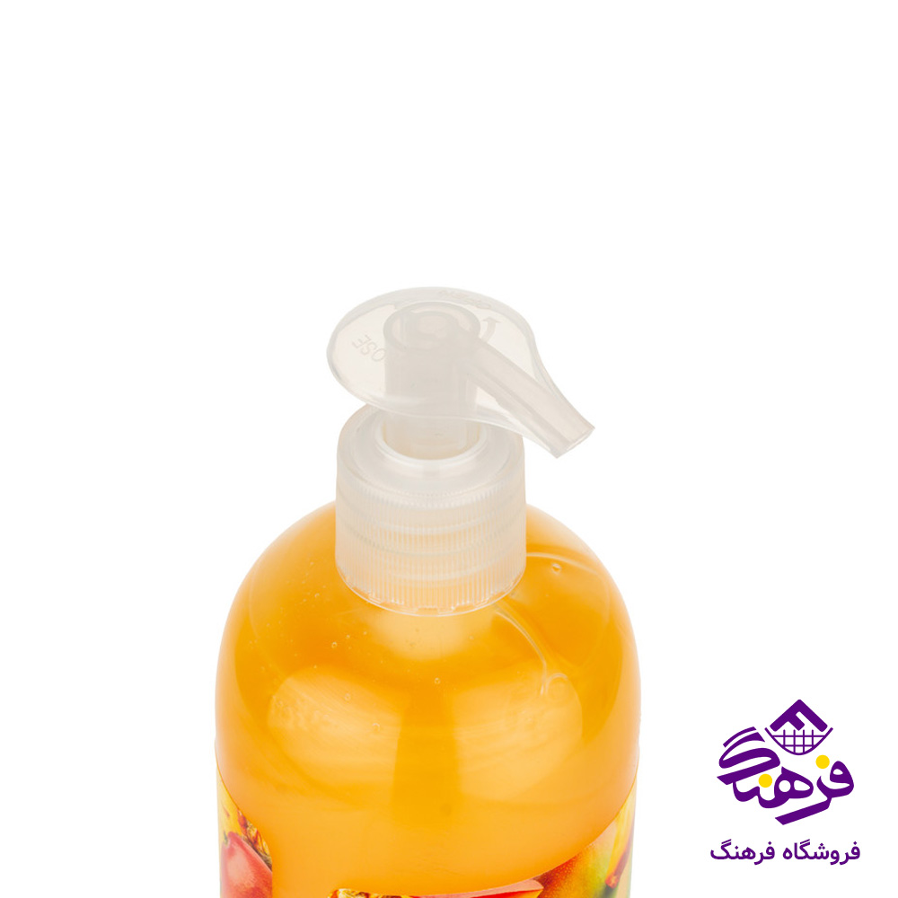 مایع دستشویی اکتیو مدل صدفی فرتی انبه ای 450gr