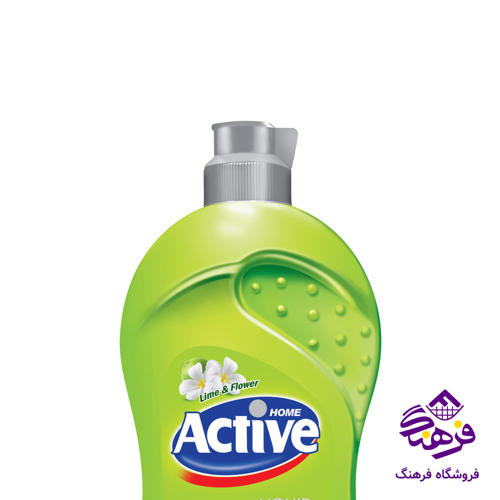 مایع ظرفشویی اکتیو مدل گلیسیرین سبز 750gr