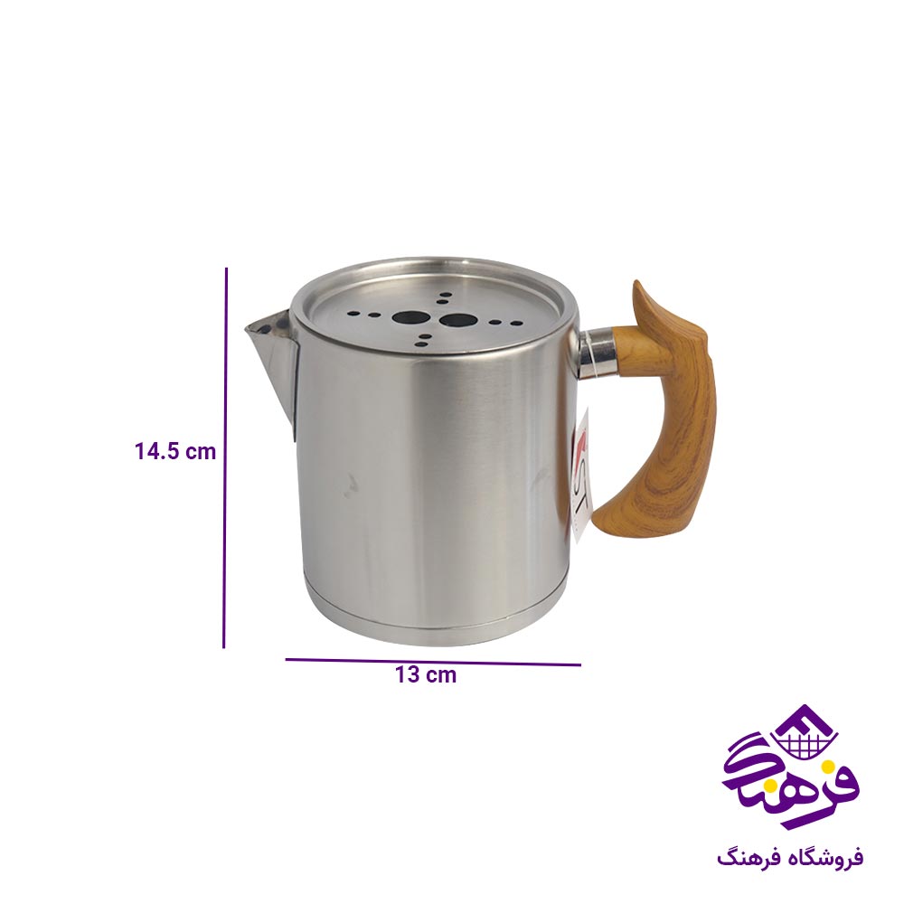کتری قوری دسته چوبی KST 2022 D